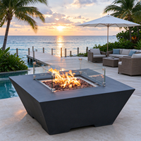 Brasero décoratif avec motif artistique pour balcon, terrasse, cour