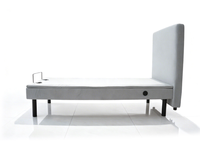 Lit king-size électrique réglable E5 moderne et pliable avec cadre intégré et tête de lit, idéal pour la maison et l'hôtellerie