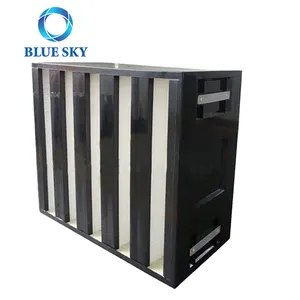 Filtro HVAC OEM V Bank per riscaldamento ventilazione e sistema di condizionamento dell'aria filtro MERV