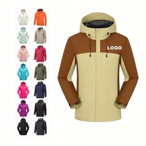 Veste d'hiver personnalisée, design personnalisé, 100% polyester, veste pour homme, coupe-vent à capuche, veste softshell tendance pour homme - Product Image 1