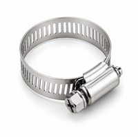 Collier de serrage à vis sans fin de type allemand avec vis galvanisée