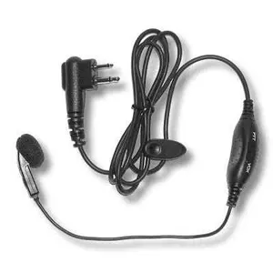 PMLN6534 Earbud with in-line microphone push-to-talk and VOX for MOTOROLA DP1400 CP040 CP140 P145 P165 P185 walkie talkie