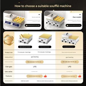 Nouvelle Machine à Gaufres Soufflées Électrique 2026 pour Snacks Moelleux et <span class=keywords><strong>Crêpes</strong></span> Japonaises – Idéale pour <span class=keywords><strong>Food</strong></span> <span class=keywords><strong>Truck</strong></span> et Cafétéria - Product Image 5