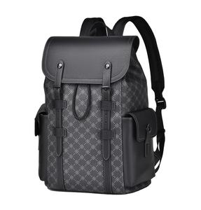 Vintage Casual Computer impermeabile zaino da scuola di lusso Bagpack da uomo College Laptop Designer zaino viaggio d'affari - Product Image 1