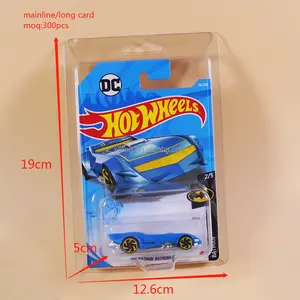 Confezioni di ruote calde personalizzate Display scatola appesa macchinine custodia in plastica Blister Hotwheels Protector