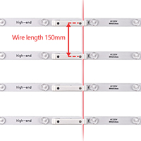 Bande LED de haute qualité, super luminosité, AC220V, diffuseur de bande LED, lentille de bande LED, lumière en aluminium, PCB blanc pour boîte lumineuse publicitaire