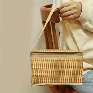 Bolsa Térmica para Entrega de Alimentos con Logotipo Personalizado, Bolsa de Almuerzo Aislada, Nevera Portátil para Picnic, Lonchera Elegante Personalizada, Bolsa de Viaje - Product Image 4