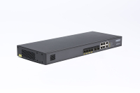 HiOSO HA7304V-ADC Tanpa Modul PON 4PON EPON OLT Tipe Rak 1U 2 Port SFP 1000M 4 Port Uplink LAN 1000M 1AC+1DC
