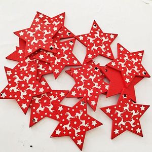 Pendentif de Noël Offre Spéciale pour la décoration d'arbre de Noël Artisanat suspendu en bois pour enfants Ornements de Noël en bois - Product Image 3