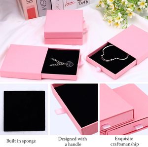 Custom Rigid <b>Cardboard</b> Paper Luxury Packaging Sliding Drawer Gift Box With Handle - Product Image 3
