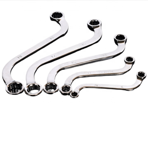 ประแจสองด้านแบบกล่องคู่ 12 จุด รูปตัว S ผิวเงา หลายขนาด สำหรับซ่อมรถยนต์ - Product Image 1
