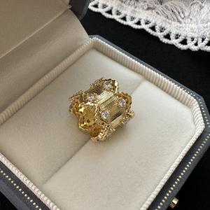 Pendentif en dentelle française en argent pur S925 avec un design de niche vintage antique, dentelle en zircone, pendentif de route - Accessoires de bijouterie - Product Image 4