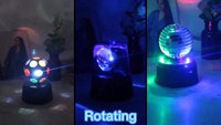 Lumière de scène de fête KTV boutique, boule magique en cristal d'atmosphère colorée créative, lumière rotative