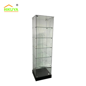 Vitrina de Vidrio Personalizada al por Mayor con Iluminación LED para Joyería - Vitrina Cuadrada Resistente y Ecológica - Product Image 5