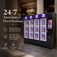 Máquina Expendedora de Flores Refrigerada de Bajo Consumo para 12 Ramos, Diseño Modular, Servicio ODM