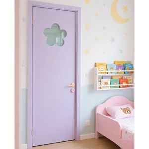 <span class=keywords><strong>ประตู</strong></span>ห้องนอนเด็ก ทำจากไม้จริง ปิดผิวด้วยวีเนียร์ พร้อมกรอบ สำหรับเด็กผู้หญิง แบบบานสวิง - Product Image 3