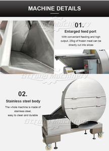 Máquina cortadora de copos de corte de bloque de carne congelada a la venta - Product Image 3