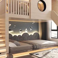 Lit superposé pour enfants JINS, lit double pour enfants, design personnalisé de lit en forme de cabane dans les arbres, lit en forme de trou d'arbre pour enfants