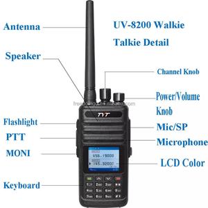 Pour TH-UV8200D 10W Écran couleur 256 canaux Talkie-walkie analogique portable Amateur Double bande Émetteur-récepteur IPX-1 Résistant à l'eau - Product Image 6