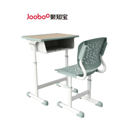 Ensemble de chaises de bureau d'école à hauteur réglable Table de chaise Mobilier scolaire d'occasion Table de chaise de bureau d'étudiant rose et chaises à vendre