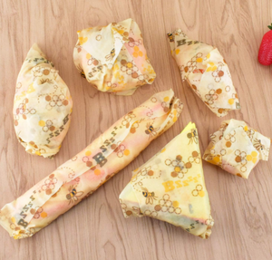 ผ้าฝ้ายขี้ผึ้งผึ้งใช้ซ้ำได้100ซม. ม้วนเก็บขนมปังขายส่งห่อรักษาเป็นมิตรต่อสิ่งแวดล้อมสำหรับขนมขบเคี้ยว - Product Image 3