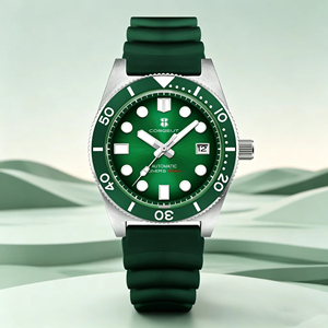 CORGEUT 40mm NH35 Automatic Mechanical Men's Watch Sapphire Glass Waterproof Luminous Diving Stainless steel wristwatch - Product Image 1