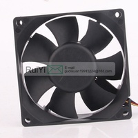 Ventilateur de refroidissement Delta 24V 48V DC12V 0.51A EC AC 80x80x25mm 8CM 8025 4 broches PWM à haut débit d'air pour châssis de processeur AFB0812SH-6M93