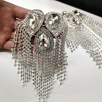 Obral besar Applique berlian imitasi 3D untuk topi pengantin dekorasi seni kuku garmen Aksesori kerajinan DIY bentuk berlian