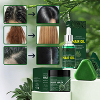 Crème capillaire 2-en-1 bio Usman Grass Oriental Arborvitae Leaf pour un nettoyage en profondeur, apaisement du cuir chevelu, anti-pelliculaire et nutrition des cheveux