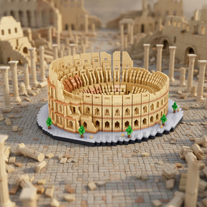 Série d'<span class=keywords><strong>architecture</strong></span> célèbre : <span class=keywords><strong>Colisée</strong></span> romain, mini blocs <span class=keywords><strong>de</strong></span> construction en plastique ABS, jouet <span class=keywords><strong>de</strong></span> construction pour adultes et enfants, cadeau - Product Image 5