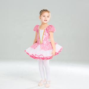 Abito da Balletto con Gonna, <span class=keywords><strong>Abbigliamento</strong></span> da <span class=keywords><strong>Ballerina</strong></span>, Completo da Danza per Bambine e Ragazze - Product Image 2