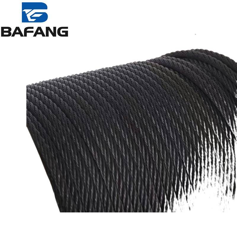 Black Steel Wire Rope Oxidized Stainless