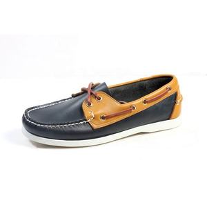 Mocassins de conduite pour hommes en <span class=keywords><strong>cuir</strong></span> véritable, style rétro, à lacets, souples et décontractés, à plateforme, multicolores, type chaussures bateau - Product Image 2