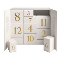 Nouvelle Boîte Calendrier de l'Avent de Noël Pulida 2026, 12 Jours, Fermeture Magnétique, Emballage Cadeau Personnalisé pour Bonbons, Chocolats, Cosmétiques