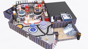 Diseño de Área de Juegos Interior de Alta Gama con Renderizado 3D, Planificación de Áreas de Juegos Infantiles, Soluciones Temáticas Personalizadas, Inversión Comercial - Product Image 5