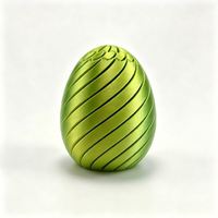 Top Rated Eco-Friendly PLA Hinged 3D Printed Fidget Egg with Hinged Shell - OEM/ODM Available