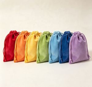 Bolsa de Terciopelo Multiusos con Cordón, Logotipo Personalizado, para Gafas de Sol, Joyería, Auriculares, Regalos y Accesorios - Product Image 6