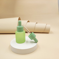 Flacon compte-gouttes givré en gros 5ml 10ml 15ml 20ml 30ml 50ml 100ml Flacon en verre pour huile essentielle cosmétique Sérum