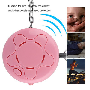 Xách tay tự vệ Keychain cá nhân báo động với ánh sáng LED khẩn cấp 130dB còi báo động an toàn cho trẻ em - Product Image 5