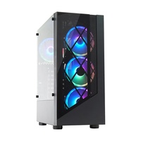 Boîtier PC Gaming JNP-CR15 OEM/ODM en Acrylique/Verre Trempé, Boîtier d'Ordinateur MicroATX Mid-Tower en Stock