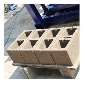 手動中空ブロック製造機レンガ製造機山東省紅發小型QTJ 4-40レンガ成形機 - Product Image 4