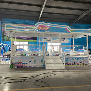 Set di Piccole Montagne Russe Elettriche, Trenino per Parco Divertimenti con Binari per Adulti e Bambini all'Aperto - Product Image 3