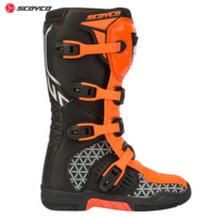 SCOYCO vente en gros respirant équilibré anti-dérapant étanche fluorescéine équitation moto chaussures de course cavalier moto bottes