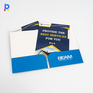 Dossiers personnalisés avec impression de logo d'entreprise, en papier de qualité supérieure, pour les organisations immobilières et les feuilles de documents - Product Image 4