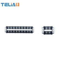 600V 20A 10 Positions bande borne connecteur carte électrique double rangée barrière vis câble bornier