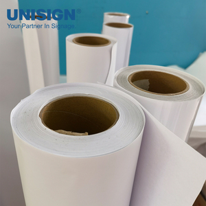 White Printing Self Adhesive Vinyl Roll Adesivo <strong>Vinil</strong> Large Advertising Sticker <strong>Material</strong> for Car Body - Product Image 2