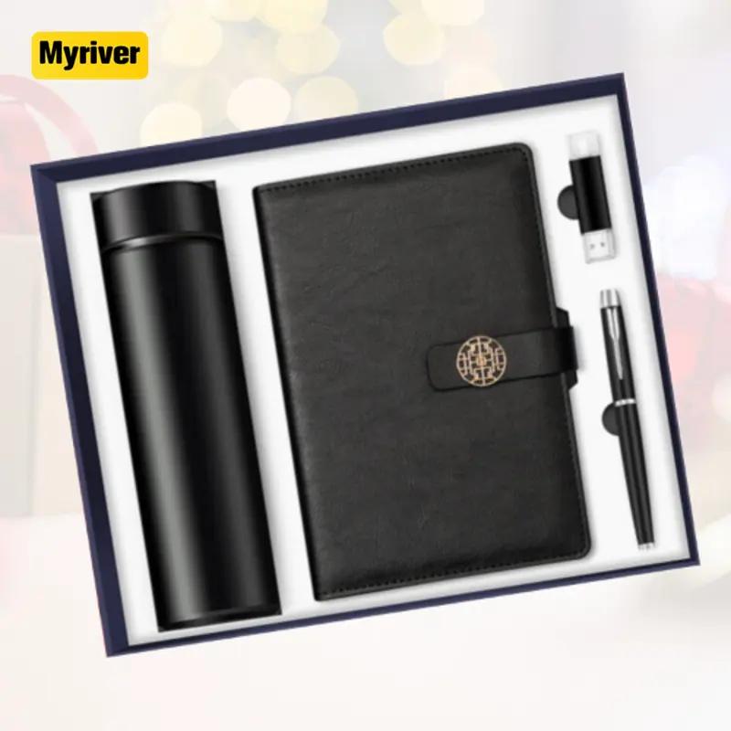 Myriver grosir set Notebook Spiral kustom Notebook Coil Binder Binder Notebook jurnal Binder anggaran Binder dengan pena dalam jumlah besar