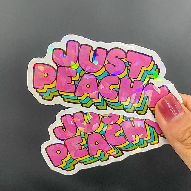 Custom Design Personalized Logo Self Adhesive Waterproof PVC Vinyl Cartoon Die Cut Sticker