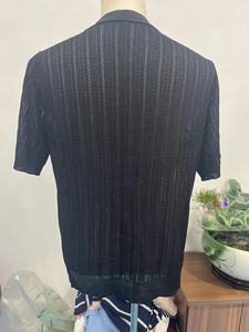 Camisetas Polo de <span class=keywords><strong>Manga</strong></span> <span class=keywords><strong>Corta</strong></span> para <span class=keywords><strong>Hombre</strong></span>, Tallas S-3XL, Verano, Lisas o a Rayas, Cuello Camisero, Estilo Casual, Tejidas - Product Image 5