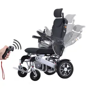 YOUJIE Custom ized Lightweight Aluminium legierung Fernbedienung Liegender Motor Elektro rollstuhl für Behinderte